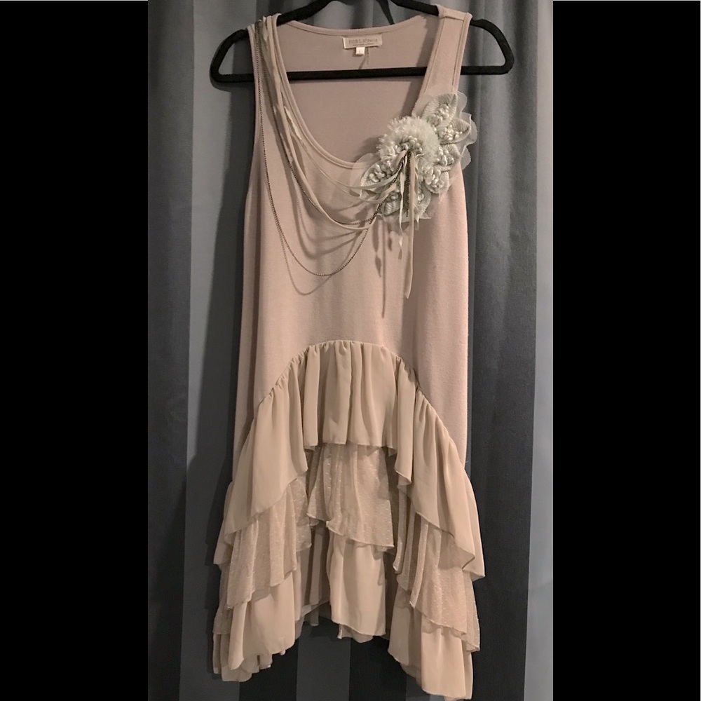 FORLA Paris Gatsby style lacy sweater dress